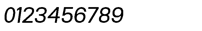 Rasa Sans Italic Font OTHER CHARS