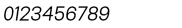 Rasa Sans Light Italic Font OTHER CHARS