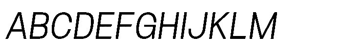 Rasa Sans Light Italic Font UPPERCASE