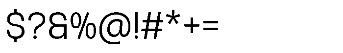 Rasa Sans Light Font OTHER CHARS