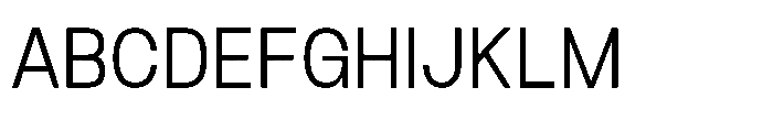 Rasa Sans Light Font UPPERCASE