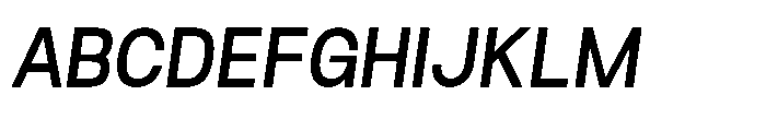 Rasa Sans Medium Italic Font UPPERCASE