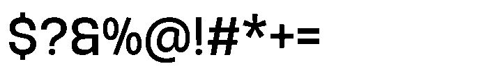 Rasa Sans Medium Font OTHER CHARS