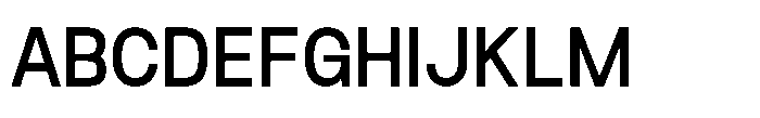 Rasa Sans Medium Font UPPERCASE