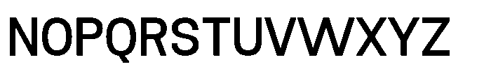 Rasa Sans Medium Font UPPERCASE