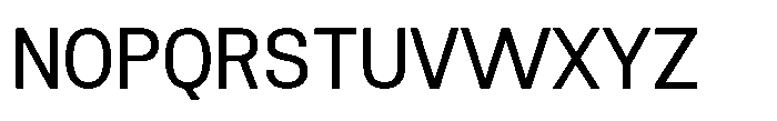 Rasa Sans Regular Font UPPERCASE