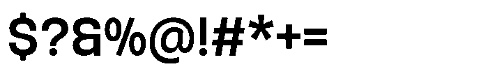 Rasa Sans Semi Bold Font OTHER CHARS