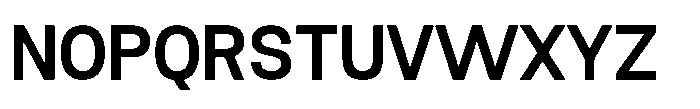 Rasa Sans Semi Bold Font UPPERCASE