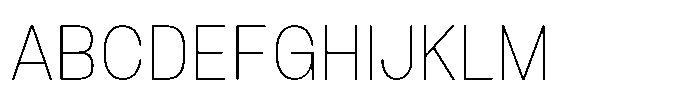 Rasa Sans Thin Font UPPERCASE