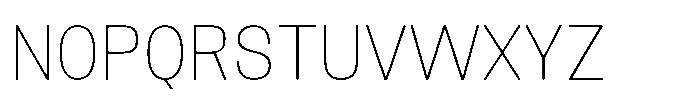 Rasa Sans Thin Font UPPERCASE