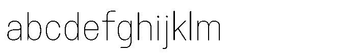 Rasa Sans Thin FONT