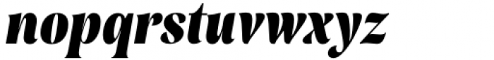 Rasbern Black Italic Font LOWERCASE