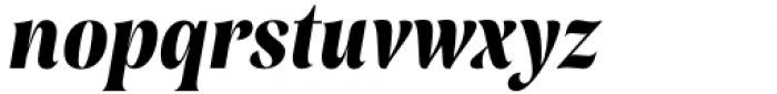 Rasbern ExtraBold Italic Font LOWERCASE