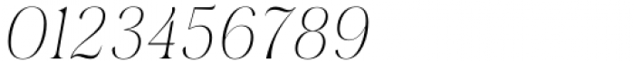 Rasbern ExtraLight Italic Font OTHER CHARS