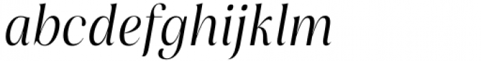 Rasbern Italic Font LOWERCASE