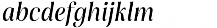 Rasbern Medium Italic Font LOWERCASE