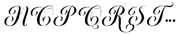 Rasdelia Swashed Italic Font UPPERCASE
