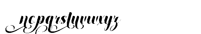 Rasdelia Swashed Italic Font LOWERCASE