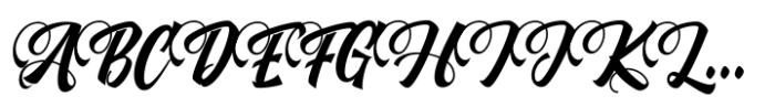 Rasettagin Font UPPERCASE