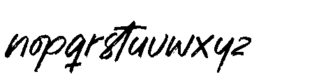 Rashing Skystand Regular Font LOWERCASE