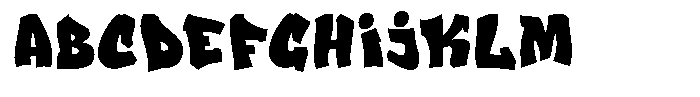 Raskal Void Font UPPERCASE