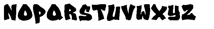 Raskal Void Font UPPERCASE