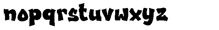 Raskal Void Font LOWERCASE