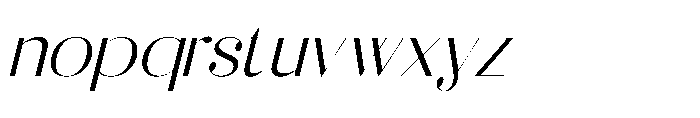Raslera  Italic Italic Font LOWERCASE