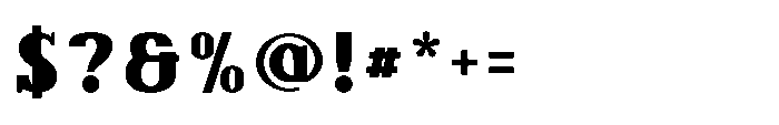 Rasquito Bold Font OTHER CHARS