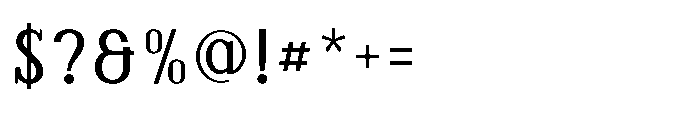 Rasquito Regular Font OTHER CHARS