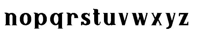 Rasquito Semi Bold Font LOWERCASE