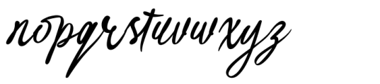 Rassell Regular Font LOWERCASE