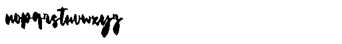 Rasta Dusty Font LOWERCASE