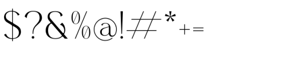 Rastefani Regular Font OTHER CHARS