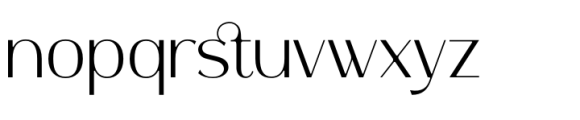 Rastefani Regular Font LOWERCASE