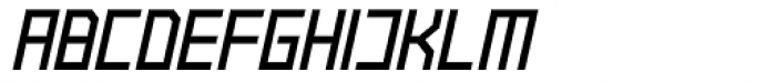 Raster Black Oblique Font UPPERCASE