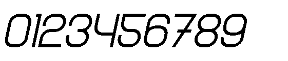 Rastera Italic Font OTHER CHARS