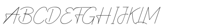 Rastery Signature Font UPPERCASE