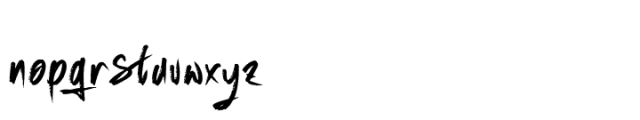 Rastho Write Font LOWERCASE