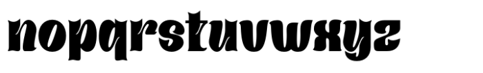 Rastiku Font LOWERCASE