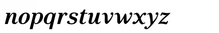 Ratafly Bold Italic Font LOWERCASE