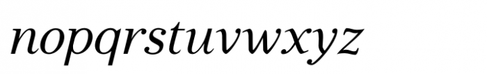Ratafly Italic Font LOWERCASE