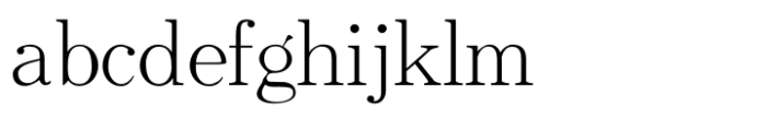 Ratafly Thin Font LOWERCASE