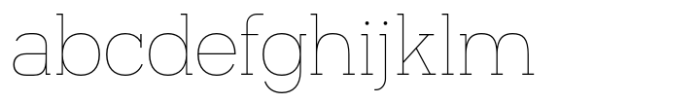 Ratatam Thin Font LOWERCASE