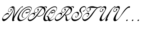 Ratfeylino Italic Font UPPERCASE