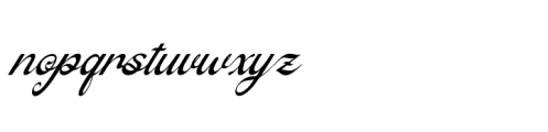Ratfeylino Italic Font LOWERCASE