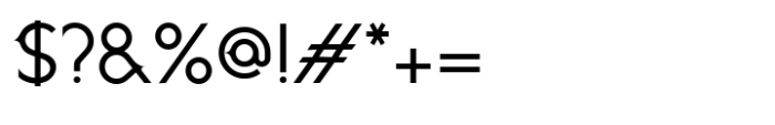 Rathbone Regular Font OTHER CHARS
