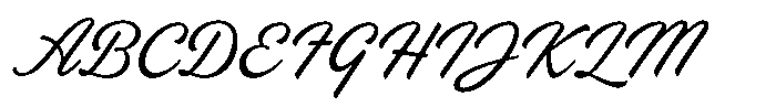 Rathern Font UPPERCASE
