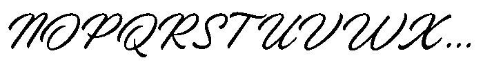Rathern Font UPPERCASE