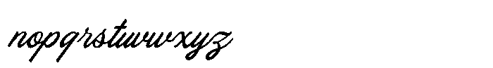 Rathern Font LOWERCASE